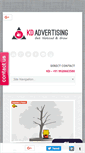 Mobile Screenshot of kdadvertising.com